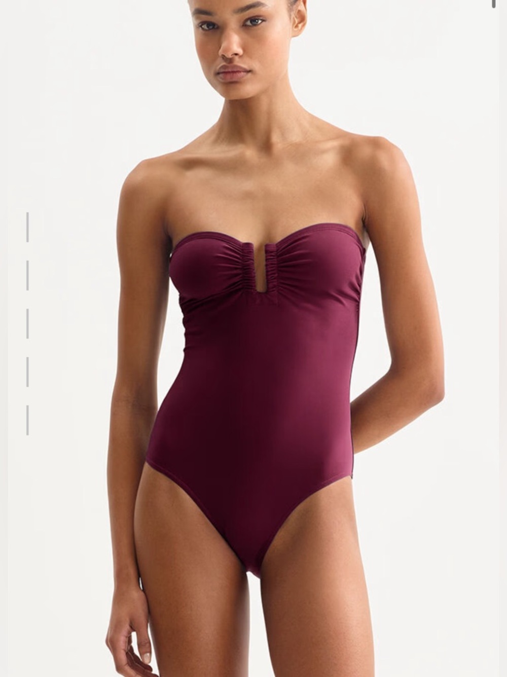 Eres Cassiopee Strapless One Piece Swimsuit FR40 Size 6/8